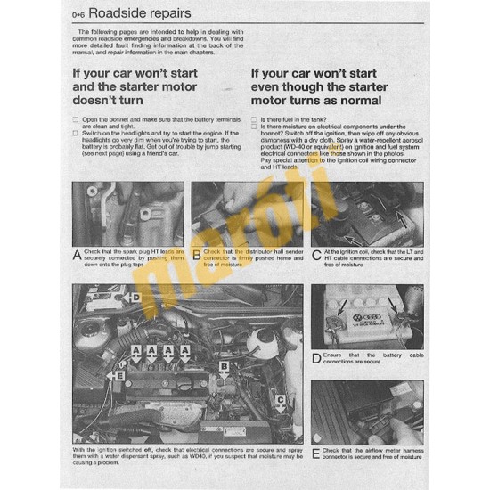 VW Polo Petrol (Nov 90 - Aug 94) H to L