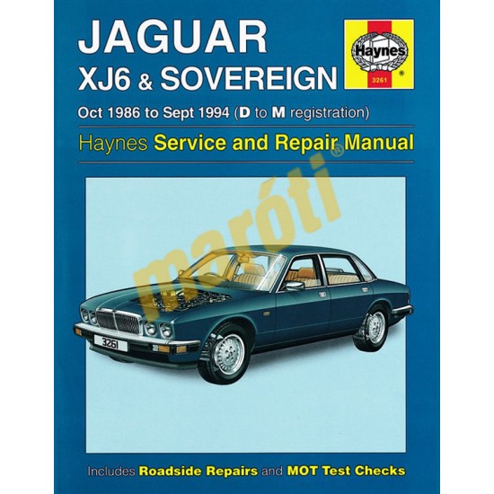Jaguar XJ6 & Sovereign (Oct 86 - Sept 94) D to M