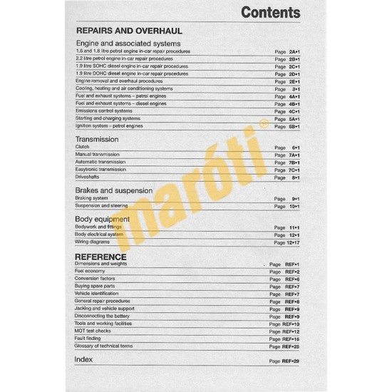 Vauxhall/Opel Zafira Petrol & Diesel (05 - 09) 05 to 09