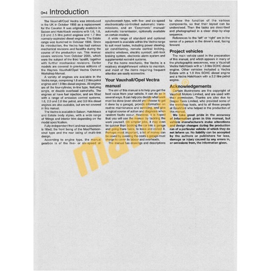 Vauxhall/Opel Vectra (Oct 05 - Oct 08) 55 to 5