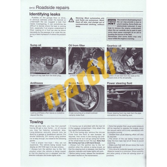 Vauxhall/Opel Meriva (02 - 10) 52 to 10