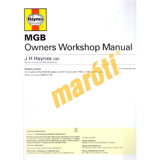 MGB 1962 to 1980