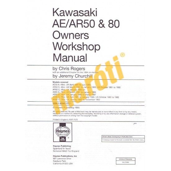 Kawasaki AE/AR 50 & 80 (1981 - 1995)