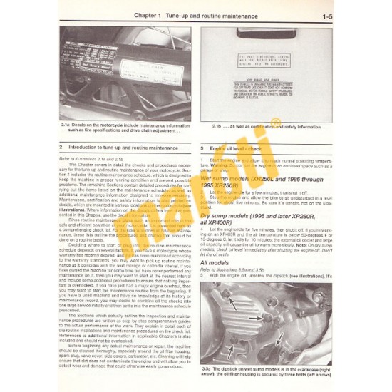 Honda XR250L, XR250R & XR400R (1986 - 1997)