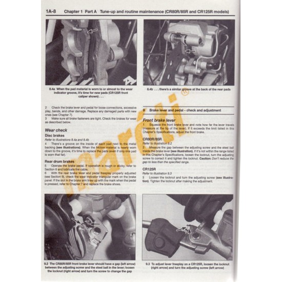 Honda CR Motocross Bikes (1986 - 2007)