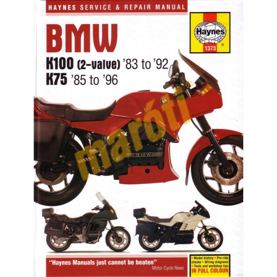 BMW K100 & 75 2-valve Models (1983 - 1996)