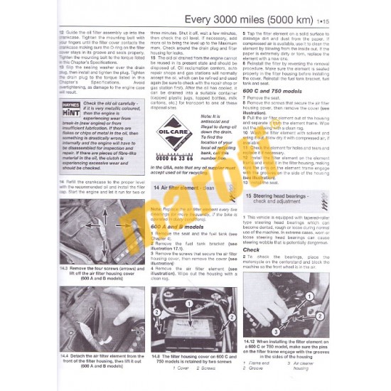 Kawasaki ZX600 (GPZ600R, GPX600R, Ninja 600R & RX) & ZX750 (GPX750R, Ninja 750R) 1985-1997