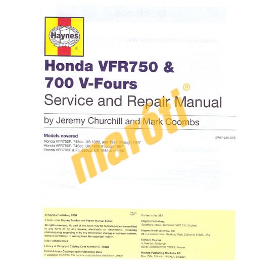 Honda VFR750 & 700 V-Fours (1986 - 1997)
