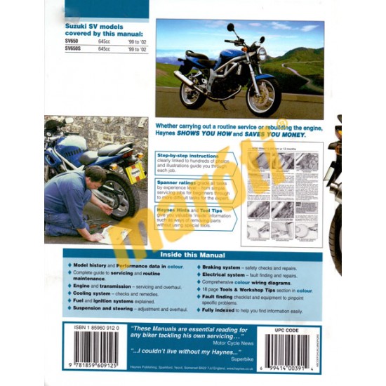 Suzuki SV650 & SV650S (1999 - 08)