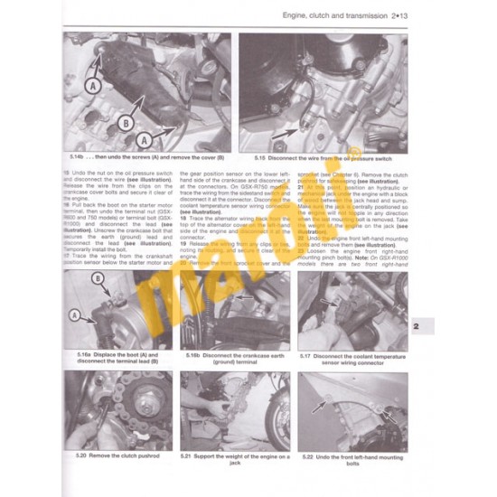 Suzuki GSX-R600 (01 - 02), GSX-R750 (00 - 02) & GSX-R1000 (01 -