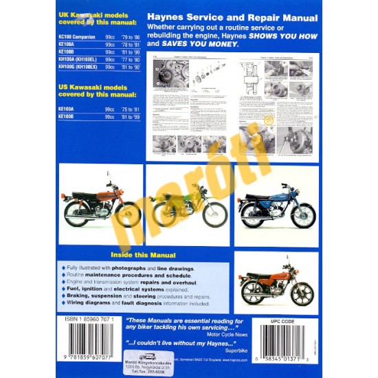 Kawasaki KC, KE& KH100 (1975 - 1999)