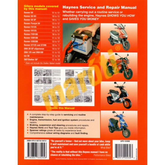 Gilera Runner, DNA, Ice & SKP/Stalker(1997 - 11)