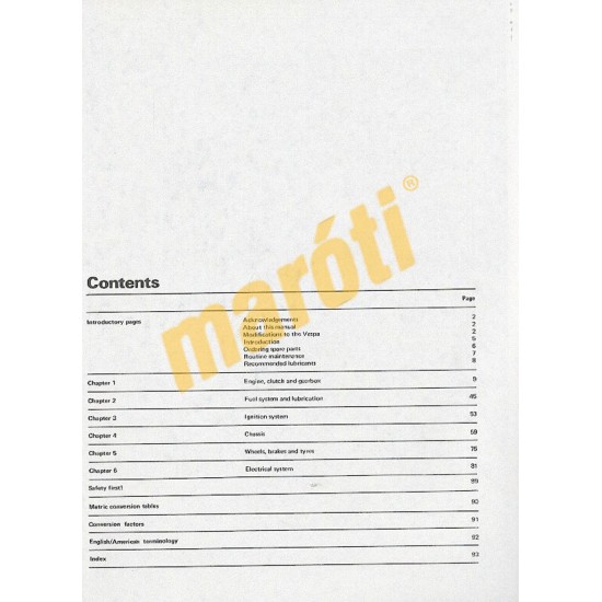 Vespa Scooters (1959 - 1978)