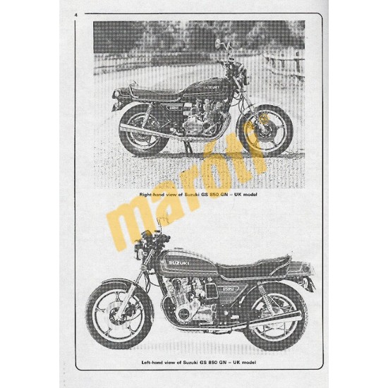 Suzuki GS850 Fours (1978 - 1988)