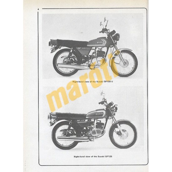 Suzuki GP100 & 125 Singles (1978 - 1993)