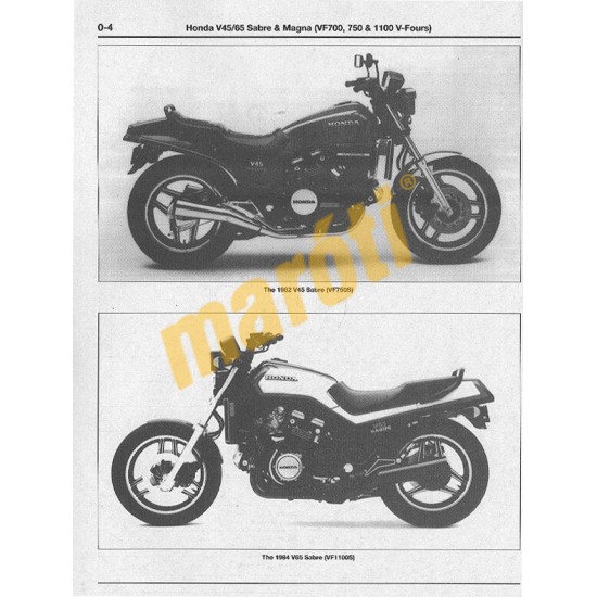 Honda V45/65 Sabre & Magna (1982 - 1988)