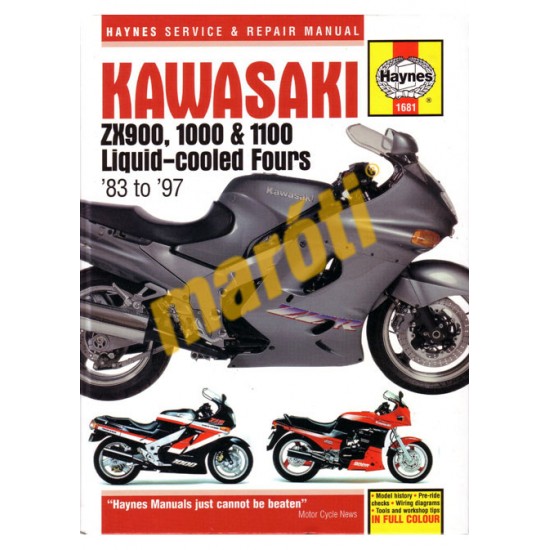 Kawasaki ZX900, 1000 & 1100 Liquid-cooled Fours (1983 - 1997)