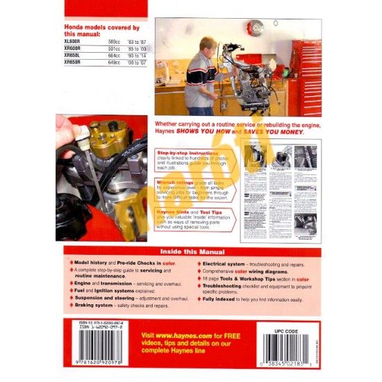 Honda XL/XR600R & XR650L/R (1983 - 2014)
