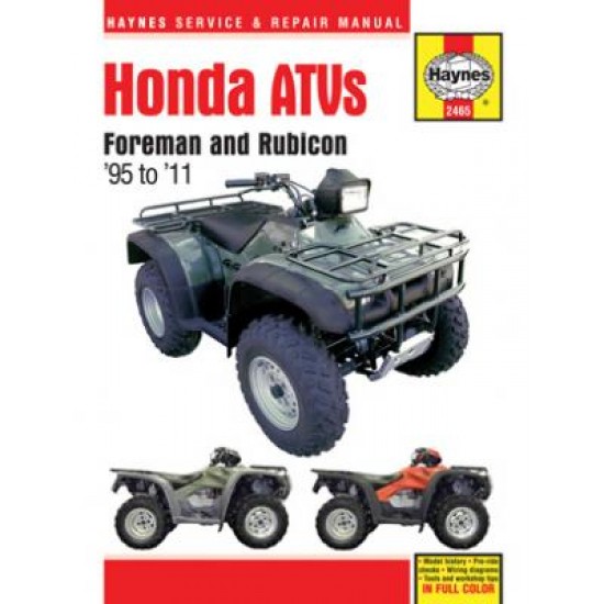 Honda Foreman and Rubicon ATVs (1995 - 11)