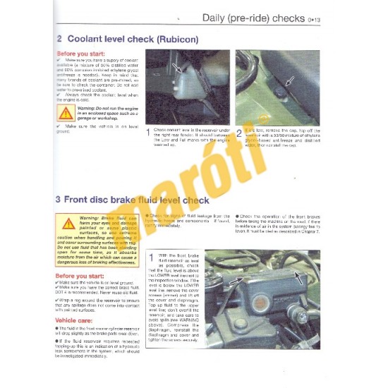 Honda Foreman and Rubicon ATVs (1995 - 11)