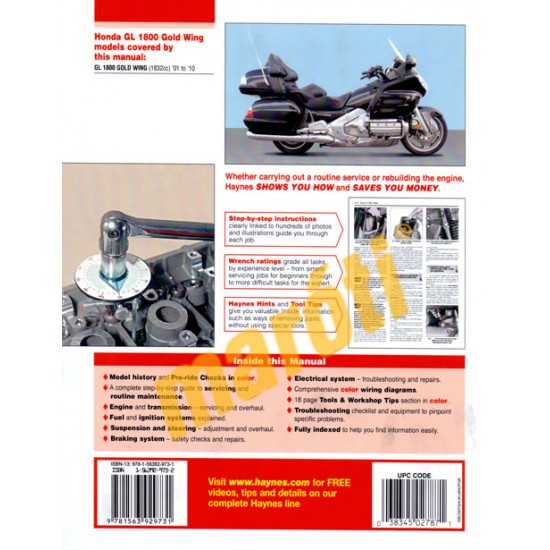 Honda GL 1800 Gold Wing (01 - 10)