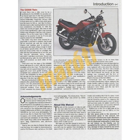 Suzuki GS500 Twin (1989 - 2008)