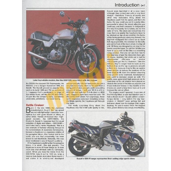 Suzuki GSX1300R Hayabusa (1999 - 2013)