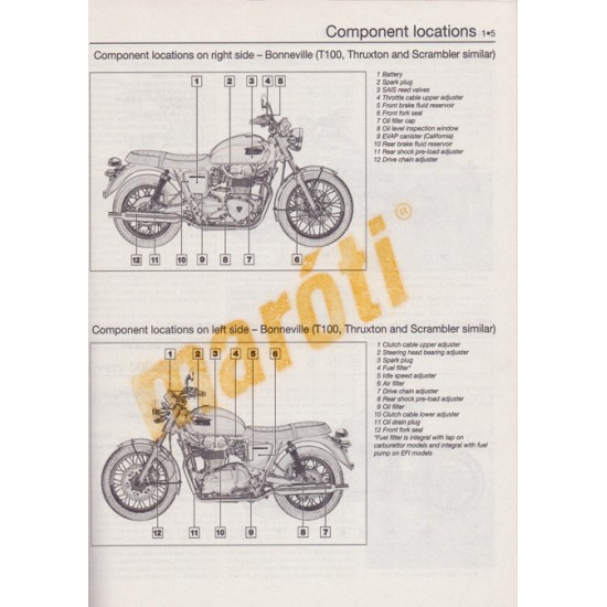 Triumph Bonneville (01 - 12)