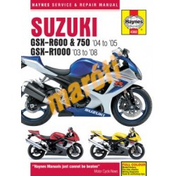 Suzuki GSX-R600/750 (04 - 05) & GSX-R1000 (03 - 06)