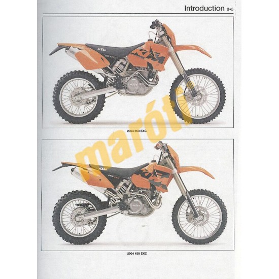KTM EXC Enduros & SX Motocross (00 - 07)