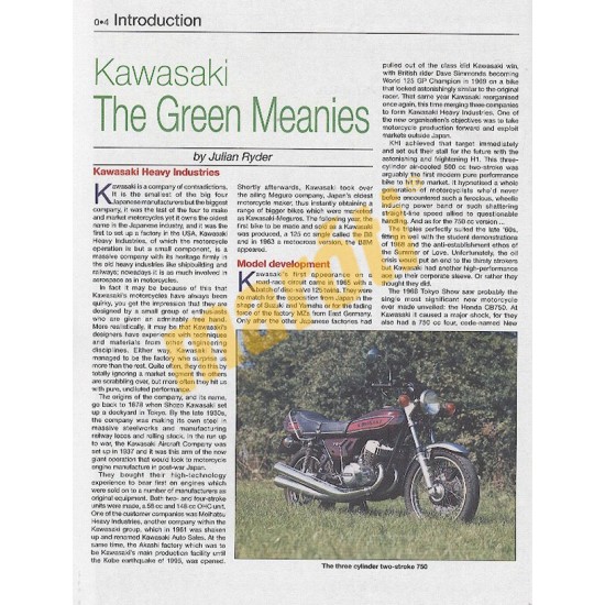 Kawasaki Z750 & Z1000 (03 - 08)