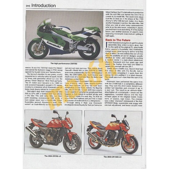 Kawasaki Z750 & Z1000 (03 - 08)