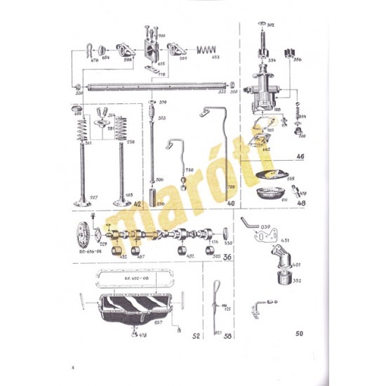 Auto-Reparaturanleitung mit Maß-und Einstelltabelle für: Opel Rekord/Olympia/Rekord/Caravan (1964/65)