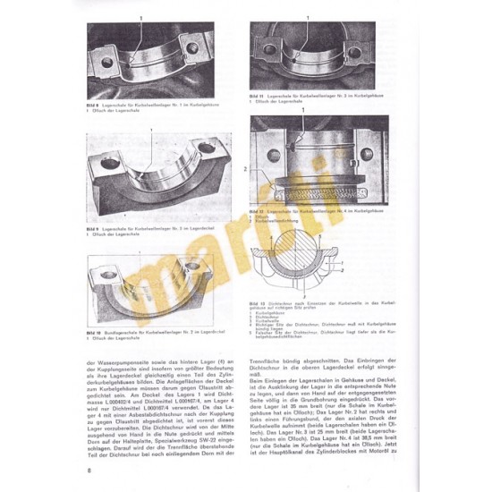 Auto-Reparaturanleitung mit Maß-und Einstelltabelle für: Opel Rekord/Olympia/Rekord/Caravan (1964/65)