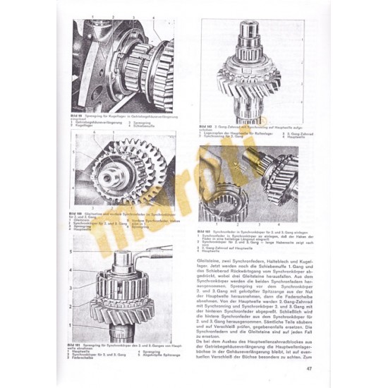 Auto-Reparaturanleitung mit Maß-und Einstelltabelle für: Opel Rekord/Olympia/Rekord/Caravan (1964/65)