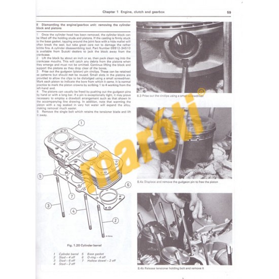 Suzuki GSX/GS1000, 1100 & 1150 4-valve Fours (79 - 88)