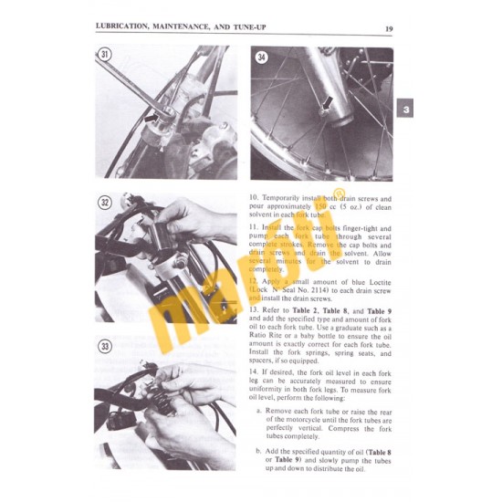 Suzuki RM50-400 Twin-Shock 1975-1981