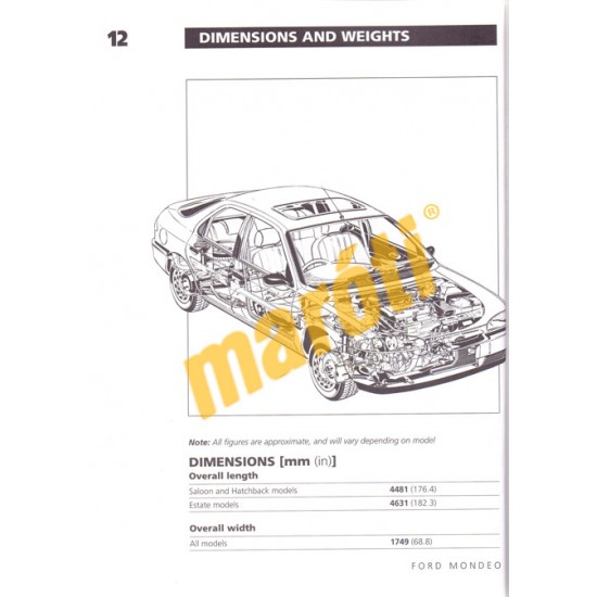 Ford Mondeo 1993 onwards