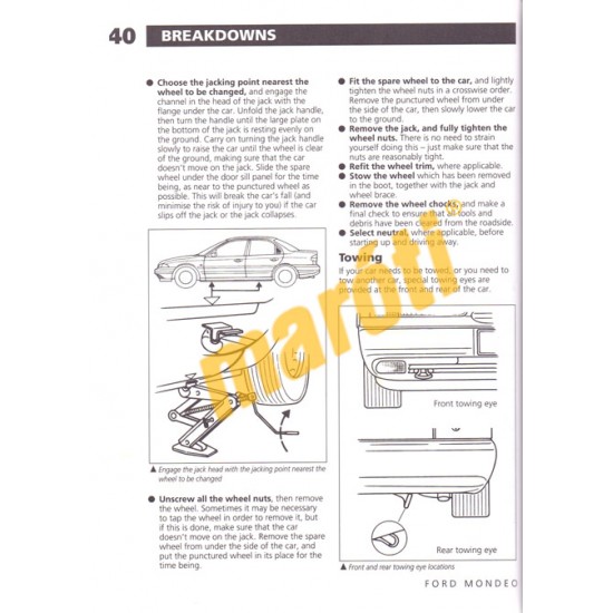 Ford Mondeo 1993 onwards
