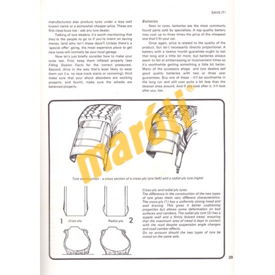 Ford Capri II Owners handbook
