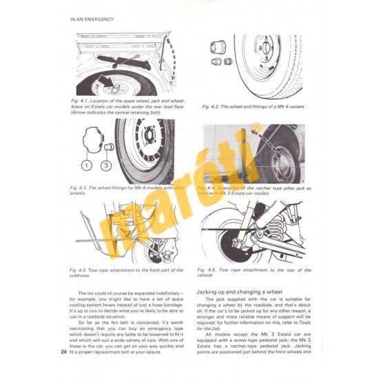 Ford Cortina Mk3 & Mk4 Owners handbook