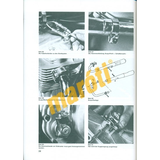 Yamaha XS 250 / 360 / 400 1975-től 1981-ig (Javítási kézikönyv)