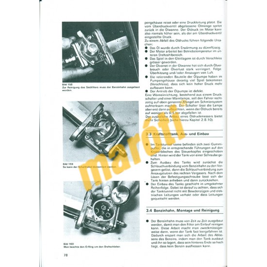 Yamaha XS 250 / 360 / 400 1975-től 1981-ig (Javítási kézikönyv)