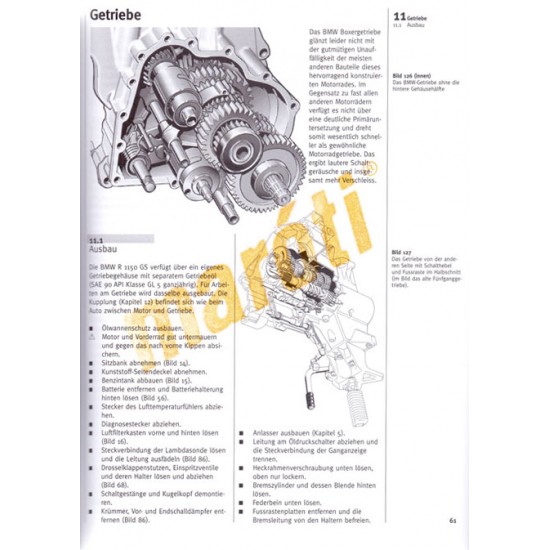 BMW R 1150 GS  (Javítási kézikönyv)
