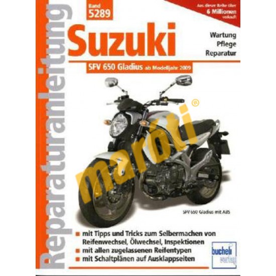 Suzuki SFV 650 Gladius (Javítási kézikönyv)