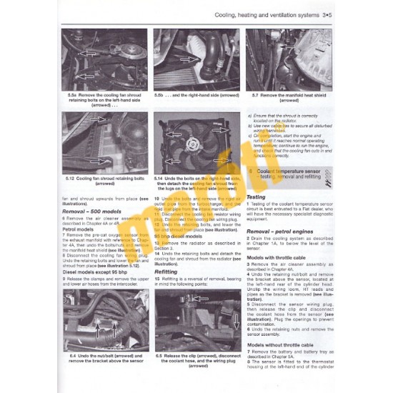 Fiat 500 & Panda 2004-2012 (53 to 61) Petrol & Diesel