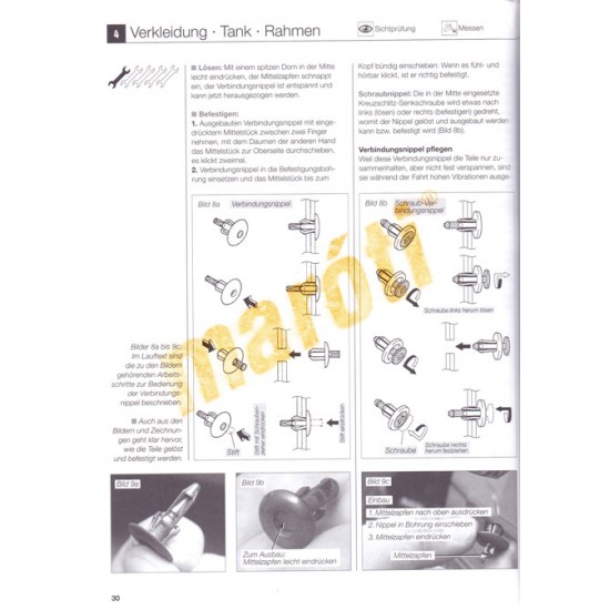 Yamaha FZ 8 und Fazer (Javítási kézikönyv)