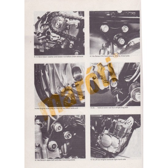 Yamaha XS250, 360 & 400 sohc Twins (75 - 84)