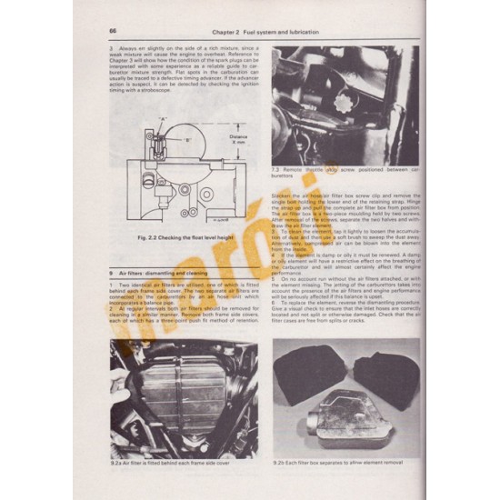 Yamaha XS250, 360 & 400 sohc Twins (75 - 84)