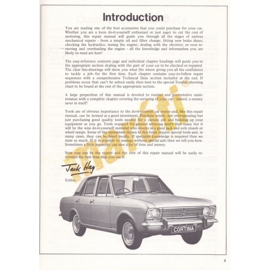 Ford Cortina II 1966-1970 (javítási kézikönyv)